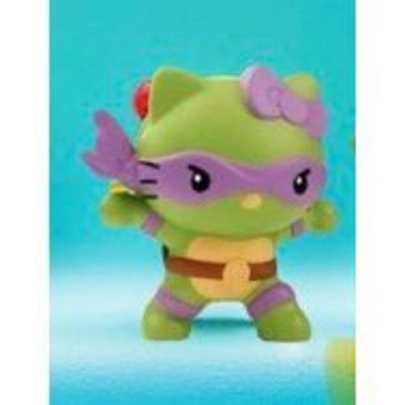 TMNT X McDonald Happy Meal Toy Hello Kitty #6 Donatello Hello Kitty X Donatello - Picture 3 of 3
